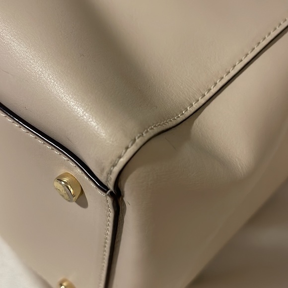 Kate Spade Laurel Magnolia Park Cream Satchel Crossbody Detachable Strap - Picture 11 of 16